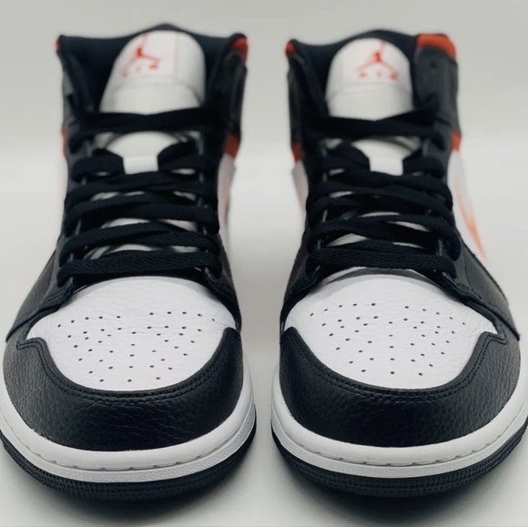 Air Jordan 1 Mid Zig-Zag Team Orange - Picture 4 of 4